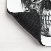 Rose Skull Mousepad (Ecke)