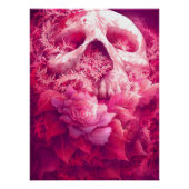 Rose Skull Poster (Vorderseite)