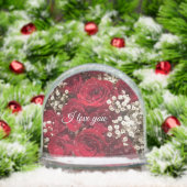Rose Snow Globe Schneekugeln (Weihnachten)