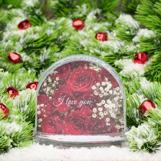 Rose Snow Globe Schneekugeln (Weihnachten)