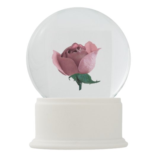 Rose Snowglobe Schneekugel (Vorderseite)