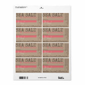 Rose Soap Sea Salt Produktverpackung mit benutzerd (Vorne)