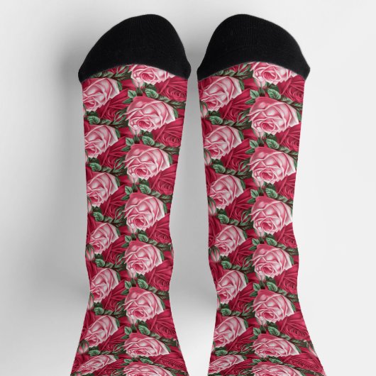 Rose Socken (Oben)