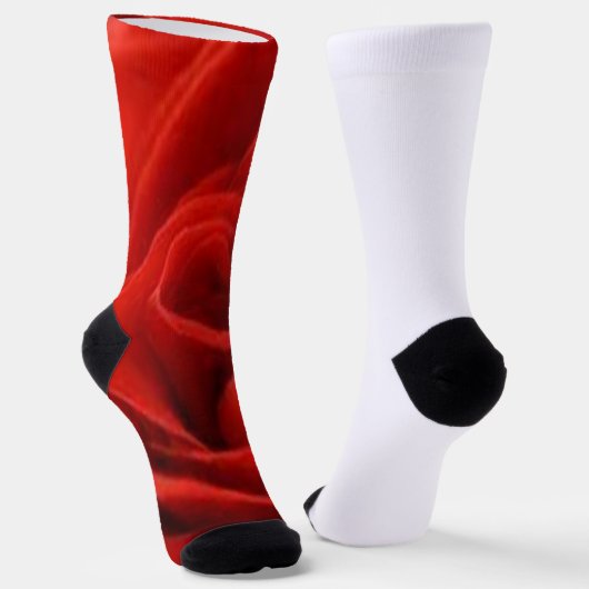 Rose Socken (Gewinkelt)