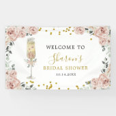 Rose Soiree Brautparty Banner (Horizontal)