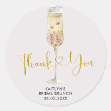 Rose Soiree Dankeschön Sticker