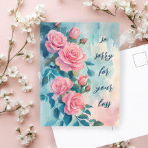 ROSE-SORRY FÜR VERLUSTE KUSTOM-Beileid