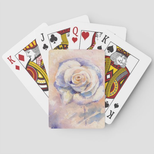 Rose Spielkarten (Rückseite)
