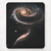 Rose Spiralgalaxien Mousepad (Vorne)