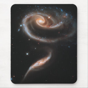 Rose Spiralgalaxien Mousepad