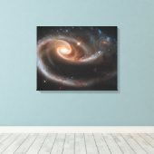 Rose Spiralgalaxien Wrapped Canvas Leinwanddruck (Insitu (Holzboden))