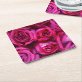 Rose Square Paper Untersetzer (angewinkelt)