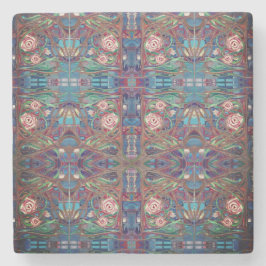 Rose Steinuntersetzer