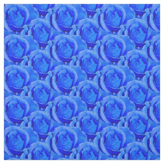 Rose Stoff Blue Rose Stoff Baumwolle oder Poly (Muster)
