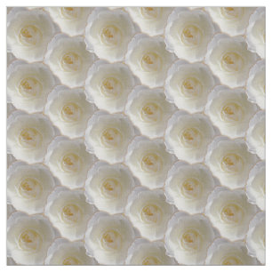 Rose Stoff Weißrosengewebe Baumwolle oder Poly