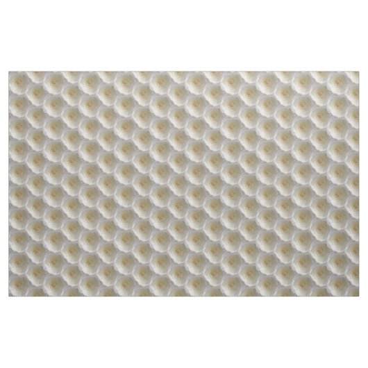 Rose Stoff Weißrosengewebe Baumwolle oder Poly (Fat Quarter (45,7 x 55,9 cm))