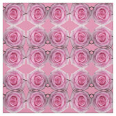Rose Stoffe rosa Rosengewebe Baumwolle oder Polste (Muster)