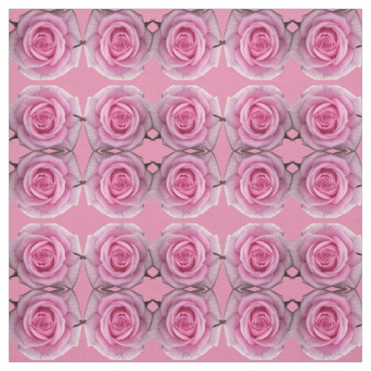 Rose Stoffe rosa Rosengewebe Baumwolle oder Polste (Muster)