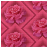 Rose Stoffe rosa Rosengewebe Baumwolle oder Polste (Nahaufnahme)