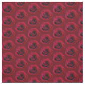 Rose Stoffe Rote Rose Gewebe Baumwolle oder Poly C (Muster)