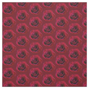 Rose Stoffe Rote Rose Gewebe Baumwolle oder Poly C