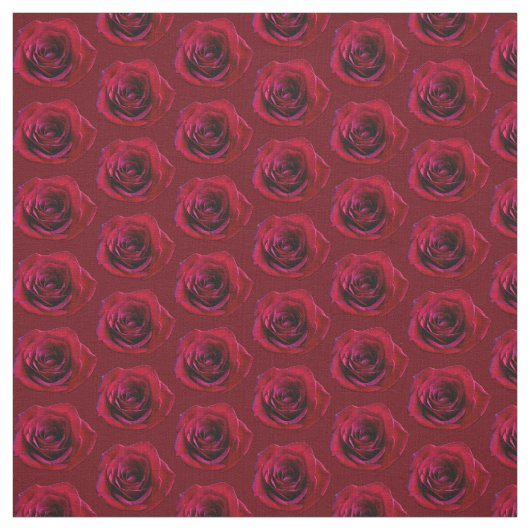 Rose Stoffe Rote Rose Gewebe Baumwolle oder Poly C (Muster)