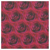 Rose Stoffe Rote Rose Gewebe Baumwolle oder Poly C (Nahaufnahme)