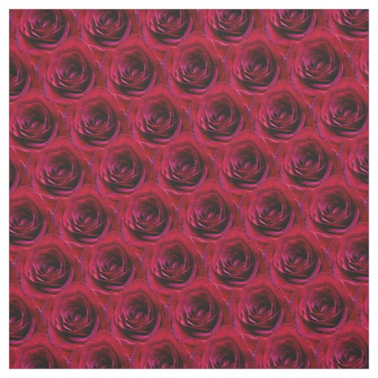 Rose Stoffe Rote Rose Gewebe Baumwolle oder Poly C (Muster)