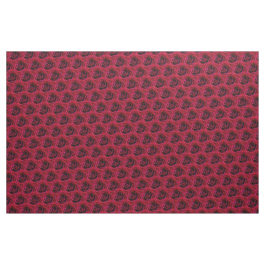 Rose Stoffe Rote Rose Gewebe Baumwolle oder Poly C (Fat Quarter (45,7 x 55,9 cm))