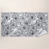 Rose Strandtuch (Vorderseite)