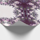 Rose-Strauchfotografie Geschenkpapier (Ecke)