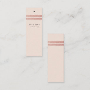 Rose Streifen Rosa Gift Tags