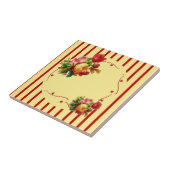 Rose Streifen Tile Fliese (Seite)