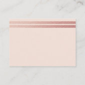 Rose Streifen | Tippkarten in Rosa Begleitkarte (Rückseite)