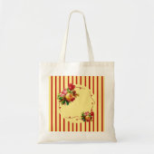 Rose Strip Tote Bag Tragetasche (Vorne)