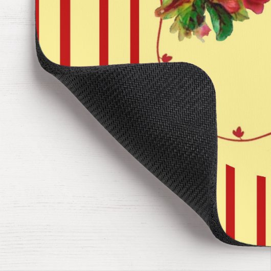 Rose Stripe Mousepad (Ecke)