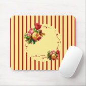 Rose Stripe Mousepad (Mit Mouse)