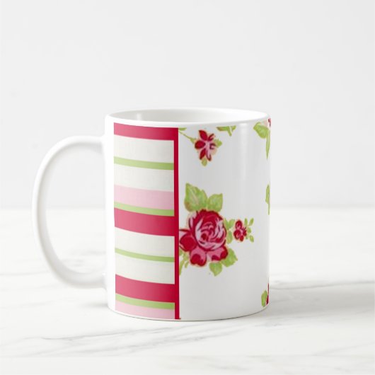Rose Stripe Tasse (Links)