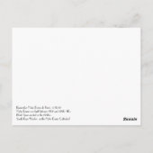 Rose Süd in der Kathedrale Notre Dame Postkarte (Rückseite)