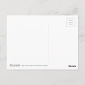 Rose Süße (Rosa eglanteria) von Redouté Postkarte (Rückseite)