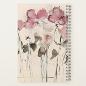 Rosé Swatch & Bloom: Ein AquarellenLegion Notizblock (Rückseite)