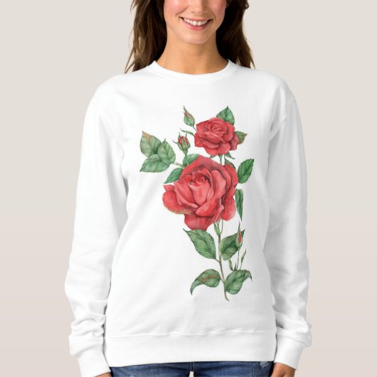 Rose Sweatshirt (Vorderseite)