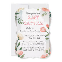 Rose Sweet Floral Baby Dusche