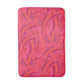 Rose Swirl Bath Mat Badematte (Vorderseite Vertikal)
