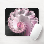 Rose Swirl Crystal Fraktal Mousepad (Mit Mouse)