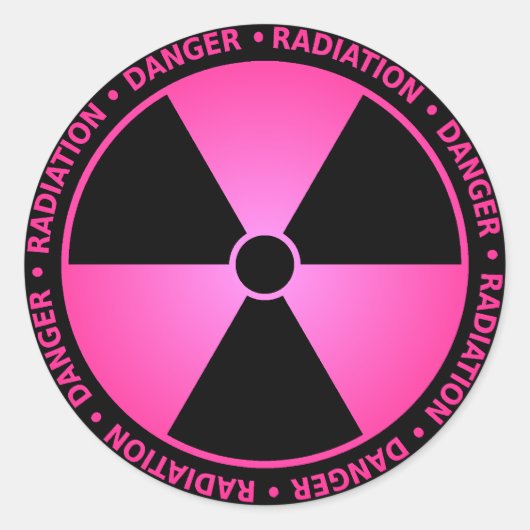 Rose-Symbol-Aufkleber mit Text Runder Aufkleber (Vorderseite)