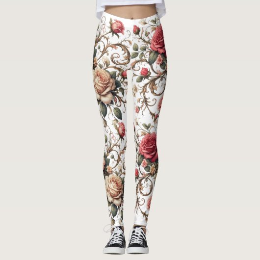 Rose Symphony Leggings (Vorderseite)