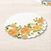 Rose T - Shirt Cushion Trivet Untersetzer (angewinkelt)