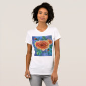 Rose T - Shirt Malerei (Vorne ganz)
