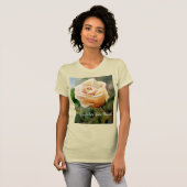 Rose T Shirt Original Artwork von Kathleen Hutter (Vorne ganz)